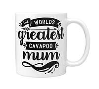 Cavapoo Gifts: The World's Greatest Cavapoo Mum Mug - Thoughtful Christmas, Secret Santa, Birthday or Mother's Day Dog Gift Idea!