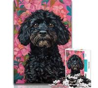 Cavapoo Jigsaw Puzzles for Teenagers 1000 Piece Puzzle,Fun Games Every Piece Is Unique - Challenging Family Fun Game (38x26cm)