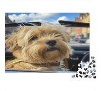 Cavapoo Jigsaw Puzzles Puzzle for Adults Kids. 1000 Pieces Cute Dog Challenge Toy Educational Game Home Decoration for Adults& Kids Age 14 Years Up 1000pcs (75x50cm)
