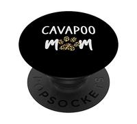 Cavapoo Mom Funny Cavapoo Owner Gift Women Cavapoo Dog Mom PopSockets Swappable PopGrip