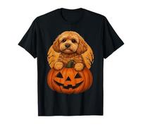 Cavapoo Pumpkin Halloween Toddler Kids Men Women T-Shirt