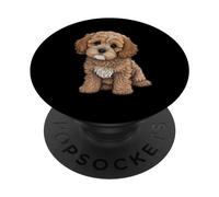 Cavapoo Santa Christma Apparel for Dog Lovers and Owners PopSockets Adhesive PopGrip