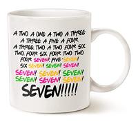 CavaStar Funny Friends Seven Coffee Mug, Funny Friends Show Cup, Friends Fan Gift Ideas, Friends TV Show Fan Coffee Cups, Friends TV Fan Merchandise White 11oz Or 15oz Ceramic Mug
