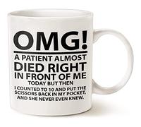 CavaStar OMG! A Patient Almost Died, Funny Nurse Gift, A Patient Almost Died Mug White 11oz Or 15oz Ceramic Mug