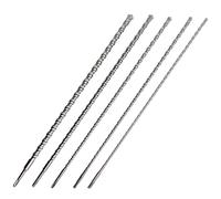 CAVATINY SDS Plus Drill Bit Set 5-Piece SDS Hammer Drill Bit for Concrete, Brick, Cement, Stone with 4 Cutting Edges Including Sizes 8 10 12 16 20 x 600 mm SDS Plus Shank Suitable for Hammer Drills