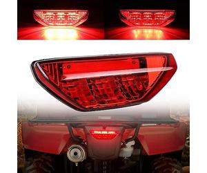 Cavauu ATV Motorcycle LED Tail Light Waterproof for Honda TRX LED Brake Lamp Replaces# 33700-HN1-A71 Compatible with Honda TRX 250 300 400EX Rancher 420 TRX400X 500 700 (1 PCS) (Red)