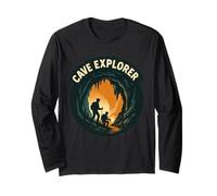 Cave Explorer Shirt Indiana Hiking Underground Adventure Long Sleeve T-Shirt