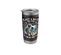 Cave Explorer's Gem Quest Youth Design Stainless Steel Insulated Tumbler