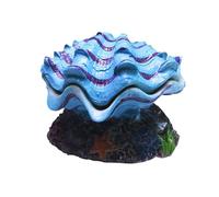 Cave for Fish Tank | Shell Aquarium Habitat Decor | Fake Shelter Decoration for Saltwater Freshwater Terrarium Corner Tanks School Bedroom Living Room