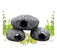 Cave for Fish Tank,Shelter Tunnel Realistic Aesthetic,Fish Tunnel - for Saltwater Freshwater Shrimp Reptile Terrarium Snake
