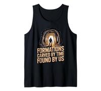 Cave Formations Carved by Time Spelunker Discovery Tank Top