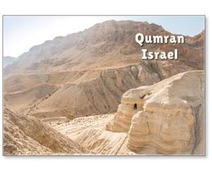 Cave in Qumran, Where The Dead Sea Scrolls Were Found, Fridge Magnet