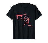 Cave Paintings - Deer Hunting - Primitive Caveman T-Shirt