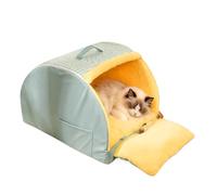 Cave Shaped Cat Bed | Tunnel for Warm Partially Closed and Windproof Kennel for Indoor and Outdoor Cats - Indoor and Outdoor Use, Home, Bedroom, Balcony, Winter, Sleep and Away