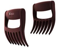 Cave Tools Talon-Tipped Meat Claws for Shredding Pulled Pork, Chicken, Turkey, and Beef- Handling & Carving Food - Barbecue Grill Accessories for Smoker, or Slow Cooker - Merlot