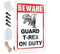 Cave Wall Decor Cute Vintage Decor Metal Tin Sign Bar Rules Rust-proof Vintage Art/Cute Wall Decor For Women - Beware! Guard Greater Swiss Mountain Dog On Duty