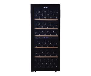 Cavecool Chill Sapphire - 102 bottles - Dual zone - Black