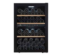 Cavecool Chill Topaz - 62 bottles - Dual zone - Black