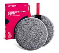Caveem Exfoliating Body Scrubber, Extra Rough Shower Exfoliator Sponge, Body Exfoliating Sponges for Remove Dead Skin, Bath and Body Exfoliate Buffer for Women (2 Pack)
