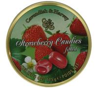 Cavendish and Harvey Travel Tin Strawberry Candies Filled 175 g (Pack of 10)