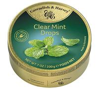 Cavendish & Harvey | Clear Mint Drops | 7 Ounce Tin - Pack of 9