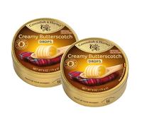 Cavendish & Harvey Creamy Butterscotch Drops 175 g Tin Pack of 2 | Special Edition | Tasteful Exclusive Flavours | Halal, Kosher | 2 x 175 g