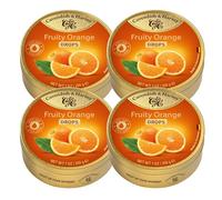 Cavendish & Harvey Fruity Orange Drops 200 g in Pack of 4 Fruity Orange with Real Fruit Juice Halal, Kosher 4 x 200 g