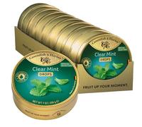 Cavendish & Harvey Travel Tin Clear Mint Drops 200 g (Pack of 9)