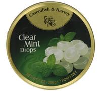 Cavendish & Harvey Travel Tin Clear Mints 200 g (Pack of 10)