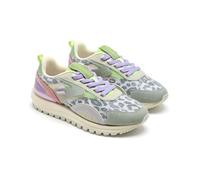 Cavendish Leather and Grid Sneakers, Multicoloured, 5 UK