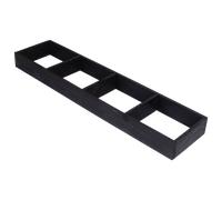 Caverack Base 120 cm - Black