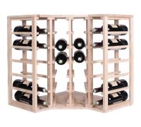 Caverack - Corner - 24 bottles - Pine wood