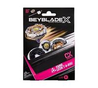 cavernedesjouets Spinning Top Set for Beyblade x Fang Leon T 4-60u cx - Spinning Top Set + Launcher - Balance Type + 1 Card