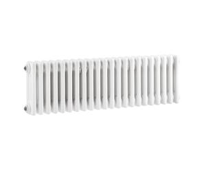Caverswall Triple Column Traditional Radiator 300 x 999mm, High Gloss White