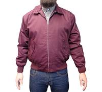 Caves Clothes Burgundy Harrington Jacket - Original 60's Style 2XL