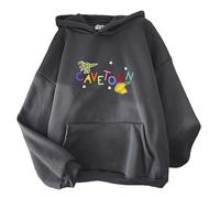 Cavetown Fan Print Hoodie Cartoon Lemon Boy Graphic Sweatshirt Men Hoody Y2k Women Kawaii Fleece Pullover Dark Gray,M