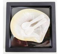 Caviar serving set - Caviar Spoons - Mother of Pearl Spoon Set with Gift Box Packaging - Serving Caviar Eggs and Dessert