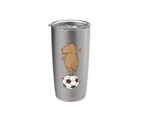 Caviidae Guinea Pig Plays Soccer Stainless Steel Insulated Tumbler