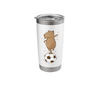 Caviidae Guinea Pig Plays Soccer Stainless Steel Insulated Tumbler