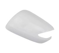 CAVINBDZ 1Pc Car Side Door Wing Rearview Mirror Cover Cap For Honda For Fit For Jazz 2009 2010 2011 2012 2013 Left Right Unpainted White (left)