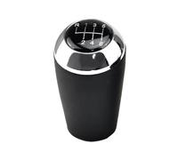 CAVINBDZ 5 6-Speed Gear Shift Knob MT Leather Shifter Lever Arm Headball for Mazda 3 BK BL 5 CR CW 6 II GH CX-7 ER MX-5 NC III 23(6 Speed-Silvery)