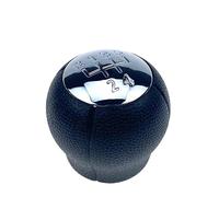 CAVINBDZ 5 Speed Manual Gear Shift Knob Leather Gaiter Boot Cover Handbrake Case for Opel for Corsa C for Tigra B for Combo C(Chrome Gear)