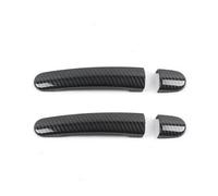 CAVINBDZ Car Exterior Door Handle Cover Trim for SEAT for Leon MK1 for Toledo 99-07 for Arosa 97-04 for Ibiza for Cordoba for Vario 03-07 (Carbon Texture 1)