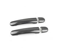 CAVINBDZ Car Exterior Door Handle Covers for VW for Golf 4 for Jetta for Bora MK4 1999-2004 for Rabbit A4 1J for Passat B5 1997-2005 (Carbon Texture 3)