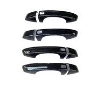 CAVINBDZ Car Side Door Handle Cover Bowl Trim Sticker Styling for VW for T-ROC 2016 2017 2018 2019 2020 2021 (4 Buttons)