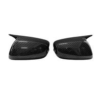 CAVINBDZ For Jazz For FIT GE GE6 GE8 2008-2013 Side Mirrors Cover Rear View Mirror Caps Car Door Side Rearview Wing Mirror Cover Add-on (Not Light Carbon)