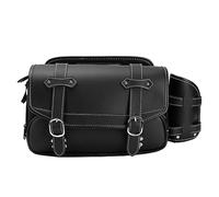 CAVINBDZ for SR400 for MT-07 PU Universal Motorcycle Saddlebag 9L Waterproof Side Saddle Bags Bag