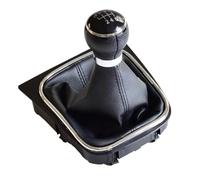 CAVINBDZ for VW for Golf 6 VI MK6 for Jetta 5 for Golf 5 V MK5 Car Gear Shift Knob Shift Gear Knobs Leather Knob with Gaitor(6Speed-Boot)