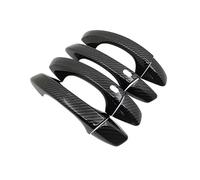CAVINBDZ for VW for Golf 7 MK7 MK7.5 2014-2019 Car Exterior Door Handle Moulding Cover Trim Sticker (Carbon 2 Hole)