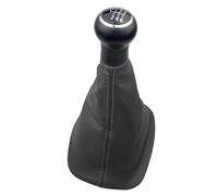 CAVINBDZ for VW for Passat B5 1998 1999 2000 2001 2002 2003 2004 5 6 Speed Gear Shift Knob Gaiter Boot Lever Dust Anti-dust Cover(6 Speed Grey A)